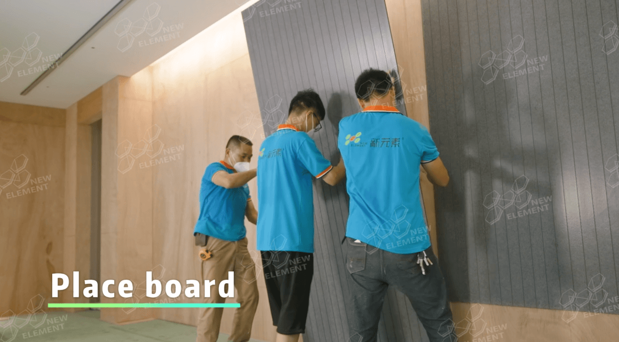 Decoration fiber cement board installation (1)
