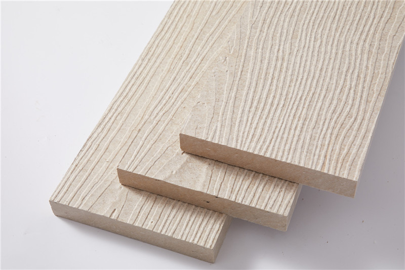 Decking Planks With Wood Grain Surface