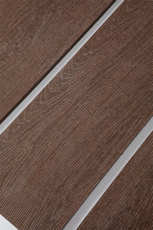 Fiber Cement Decking With Wood Finish